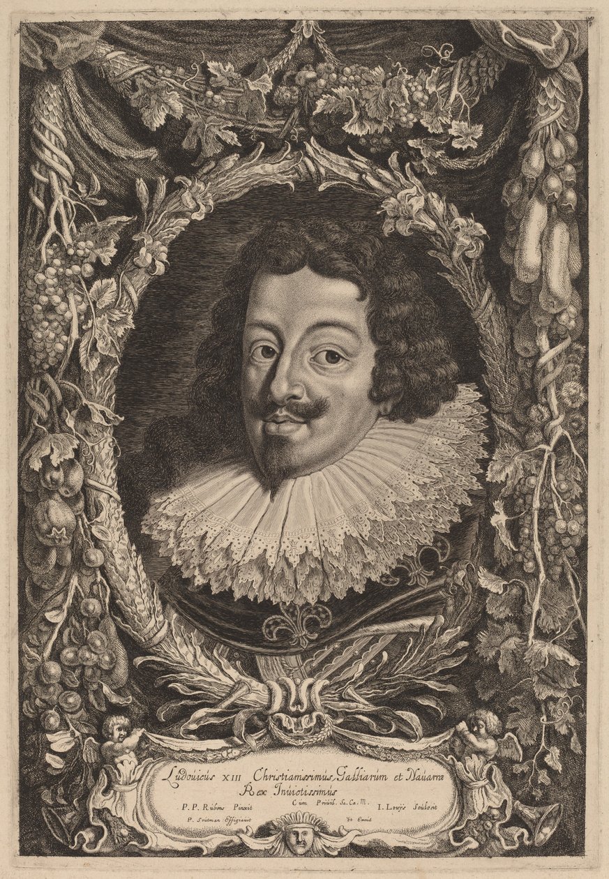 Ludwik XIII, król Francji autorstwa Jacob Louis after Sir Peter Paul Rubens