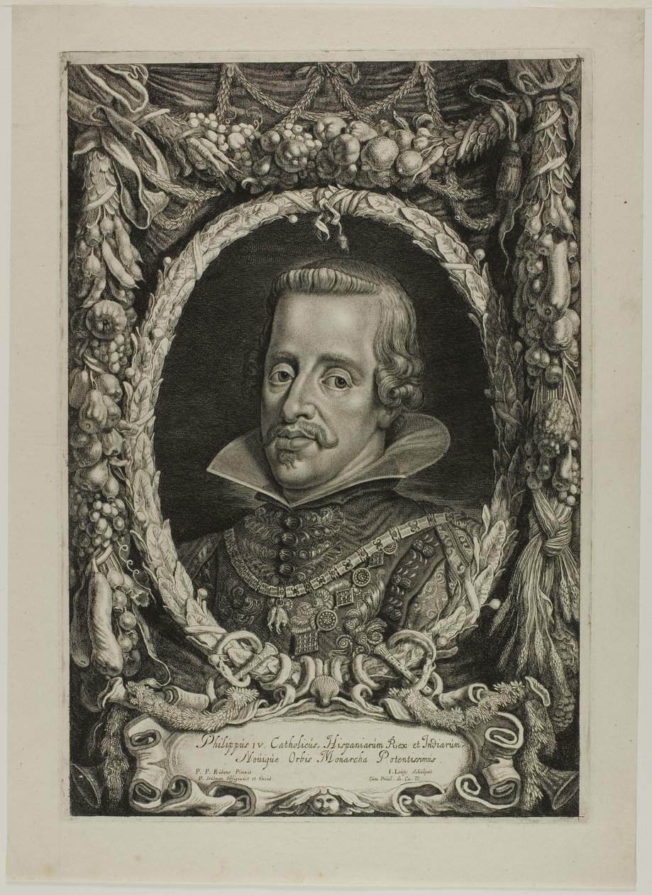 Filip IV, król Hiszpanii, tablica 12 z Duces Burgundiae (Duces of Burgundia) autorstwa Jacob Louys
