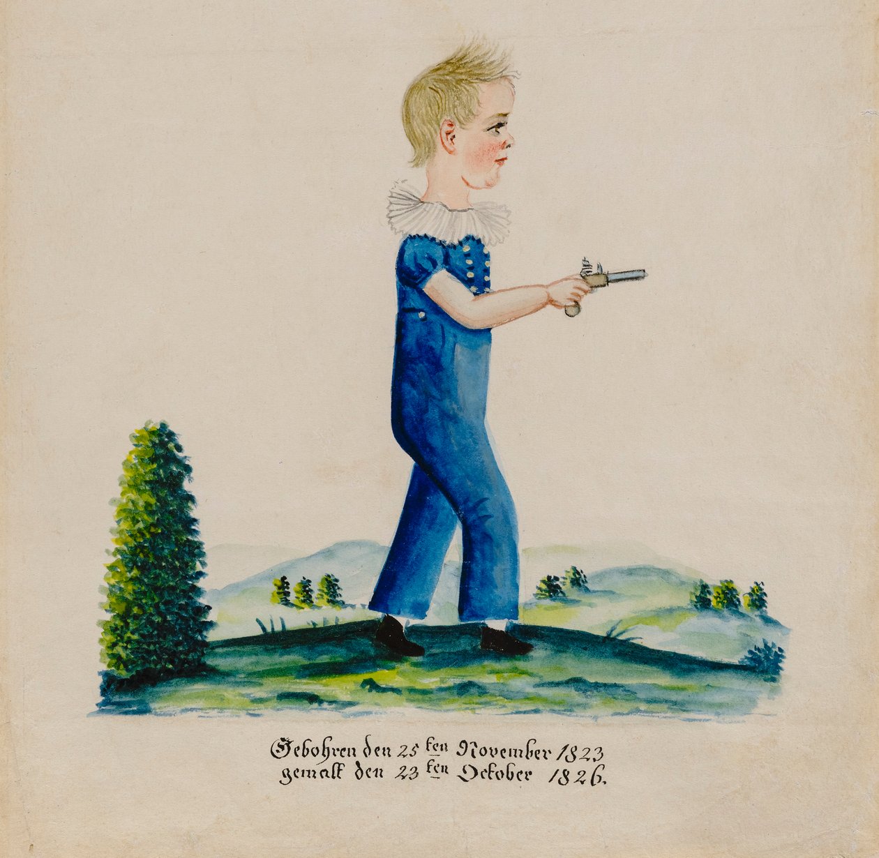 Portret Edwarda Mussera, 1826. autorstwa Jacob Maentel