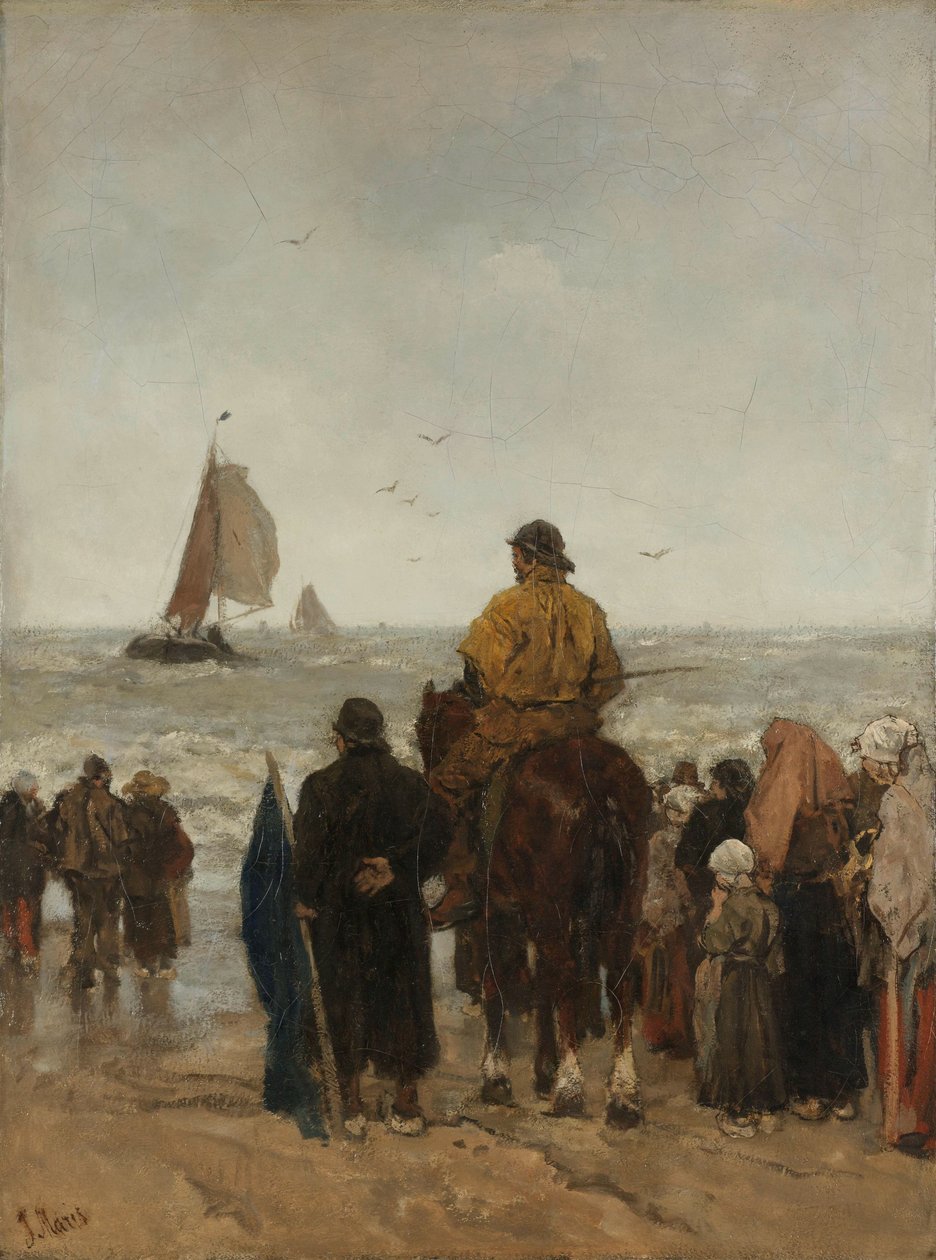 Przybycie łodzi Przybycie łodzi autorstwa Jacob Maris
