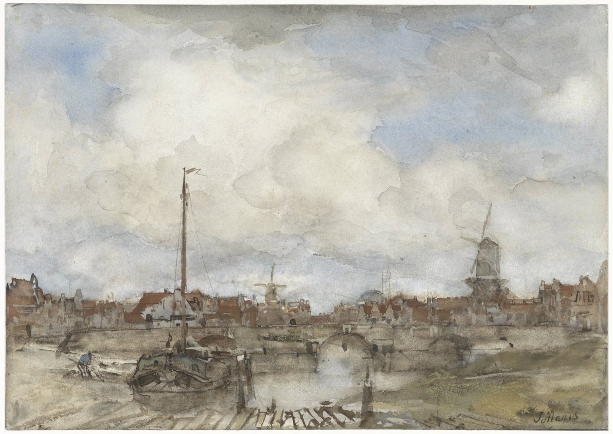 Widok na miasto autorstwa Jacob Maris