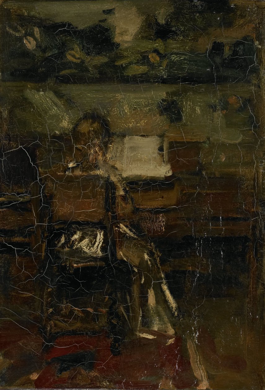 Dziewczyna przy fortepianie autorstwa Jacob Maris