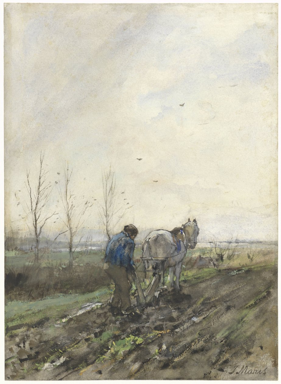 Orka rolnika autorstwa Jacob Maris