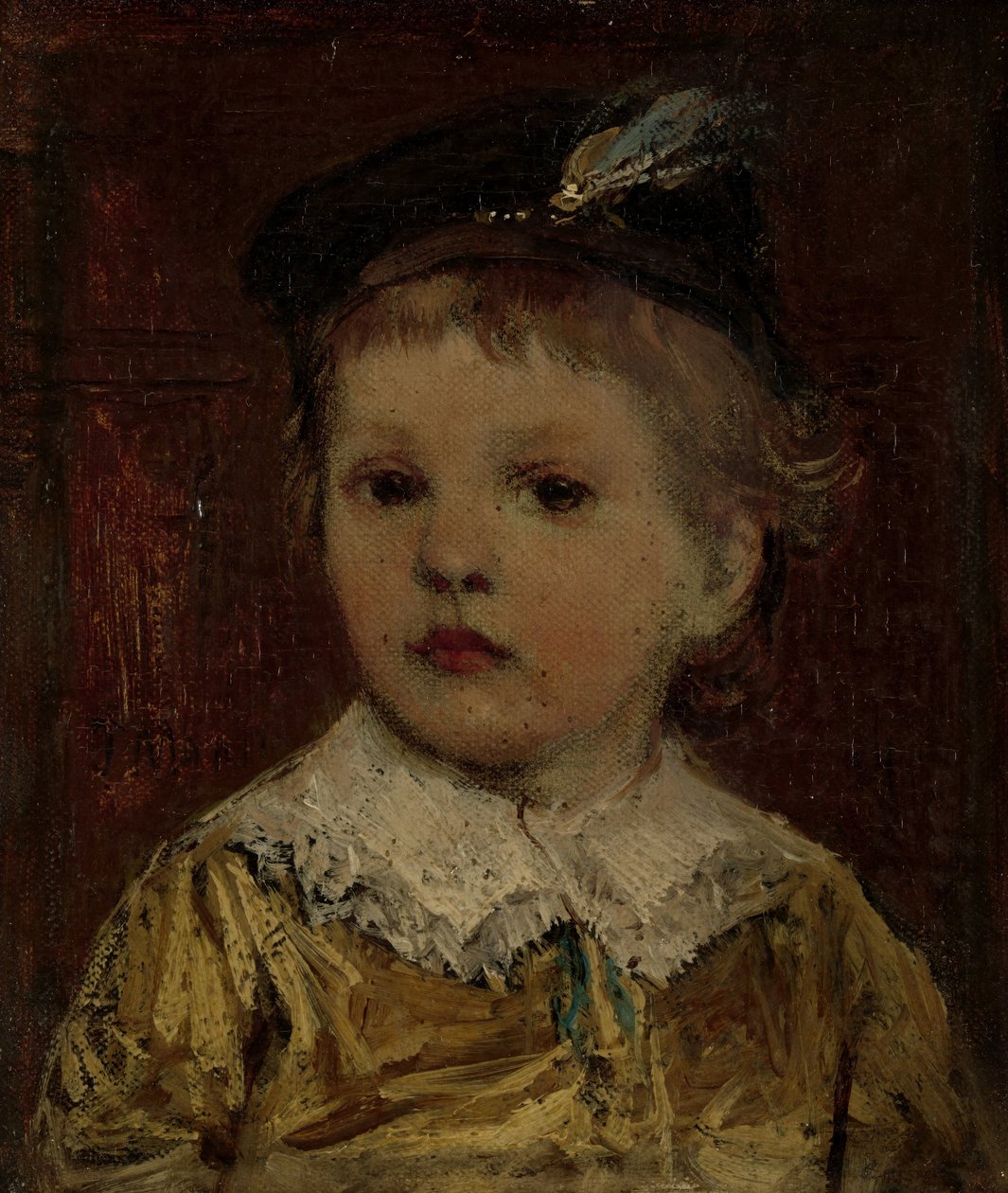 „Portret Willema”, przypuszczalnie Willem Matthijs Maris Jbzn, syn Jacoba Marisa autorstwa Jacob Maris