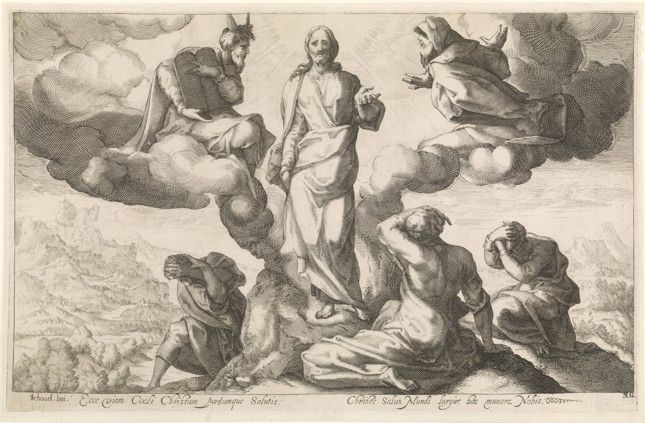 transfiguracja autorstwa Jacob Matham (rejected attribution)