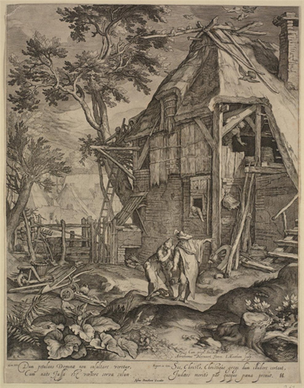 Abraham odesłał Hagar autorstwa Jacob Matham