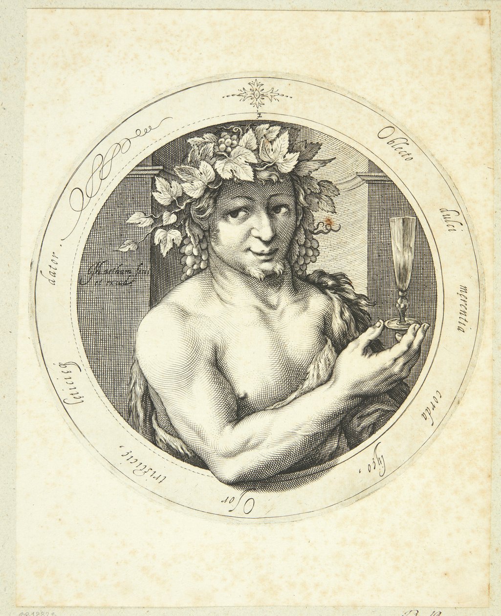 Bachus autorstwa Jacob Matham