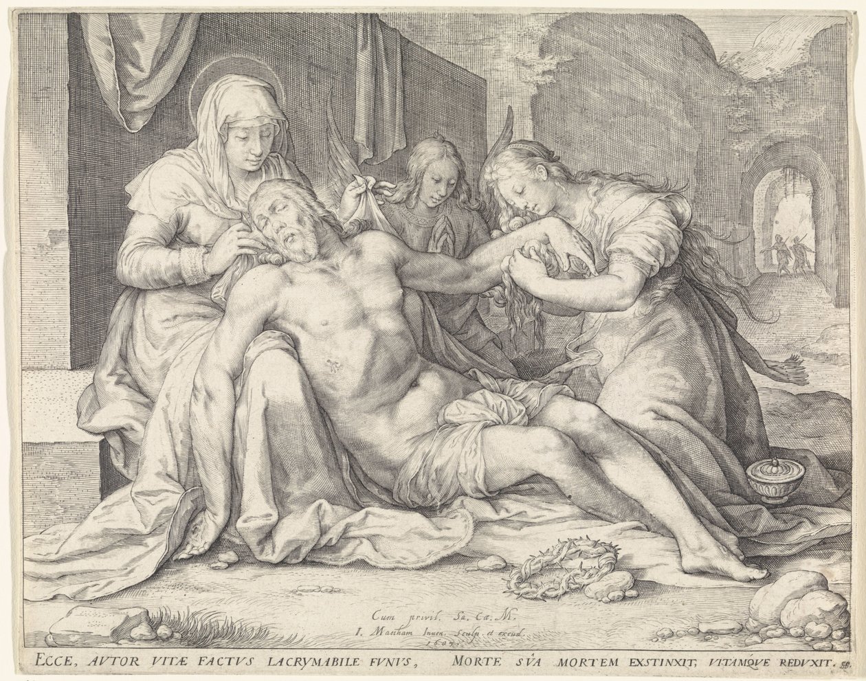 Drżenie Chrystusa autorstwa Jacob Matham