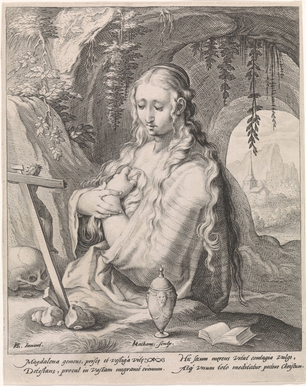 Maria Magdalena do Boetawardi autorstwa Jacob Matham