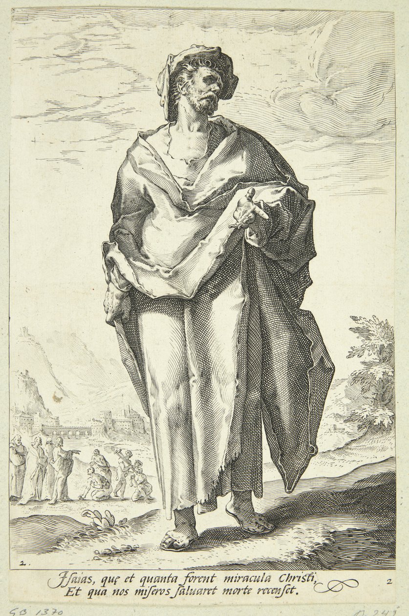 Izajasz autorstwa Jacob Matham