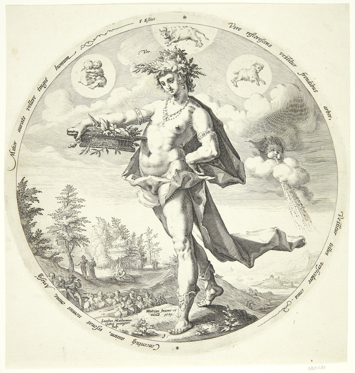 Wiosna autorstwa Jacob Matham