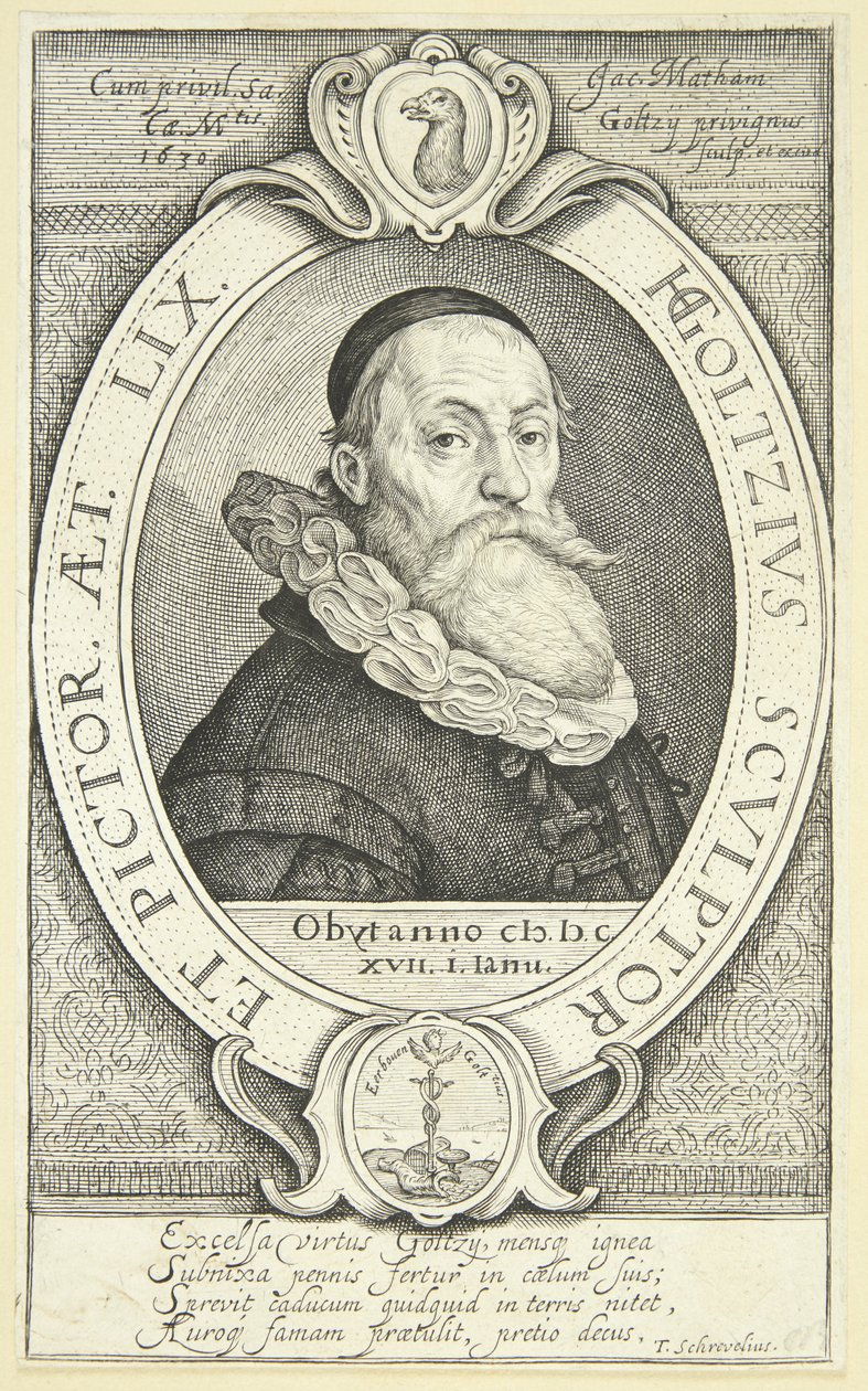Hendrick Goltzius autorstwa Jacob Matham