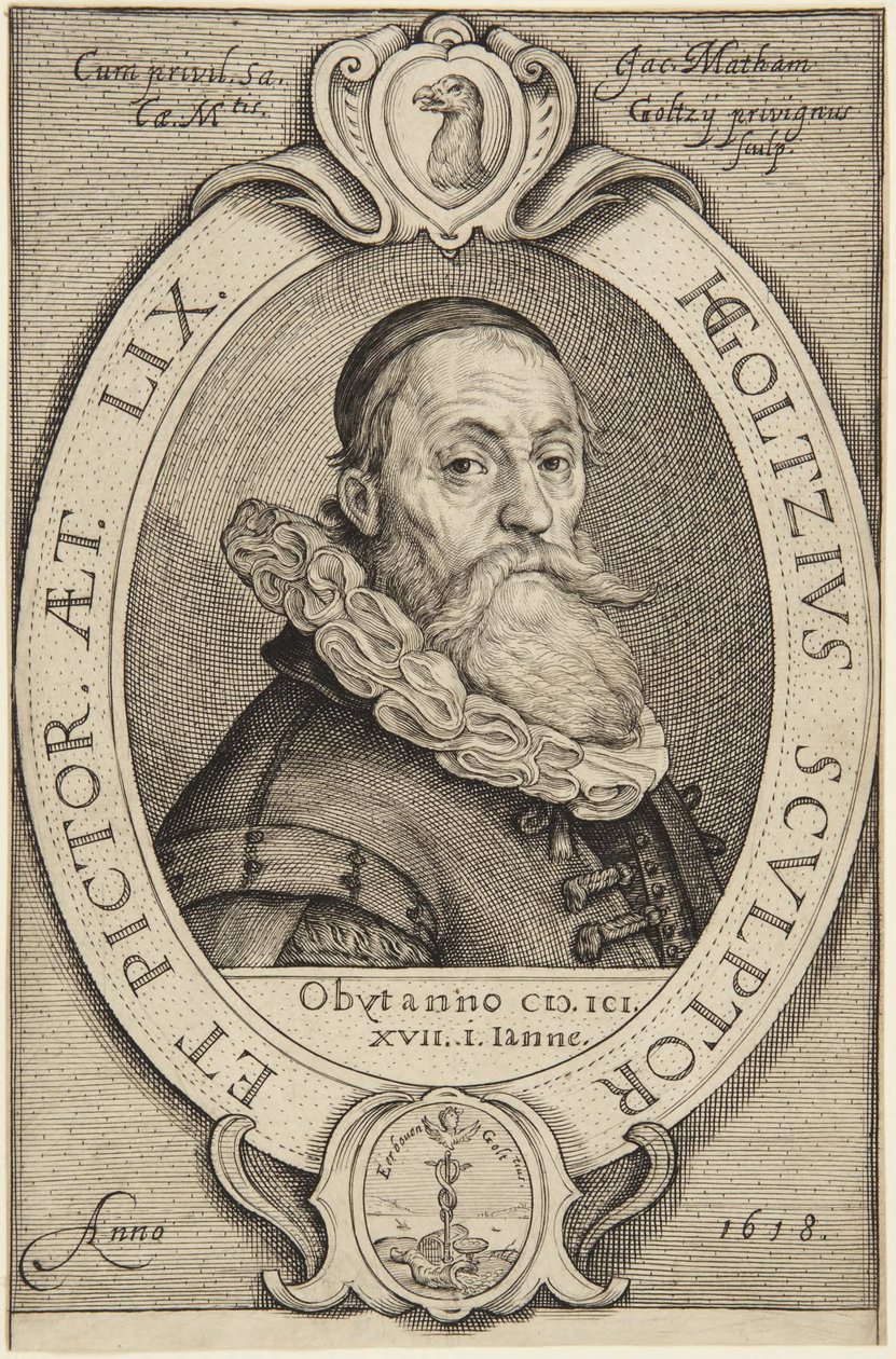 Hendrick Goltzius autorstwa Jacob Matham