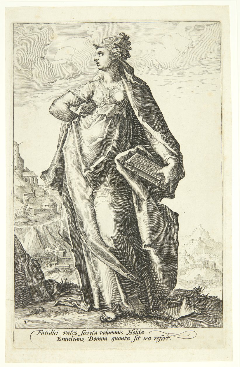 Hulda autorstwa Jacob Matham
