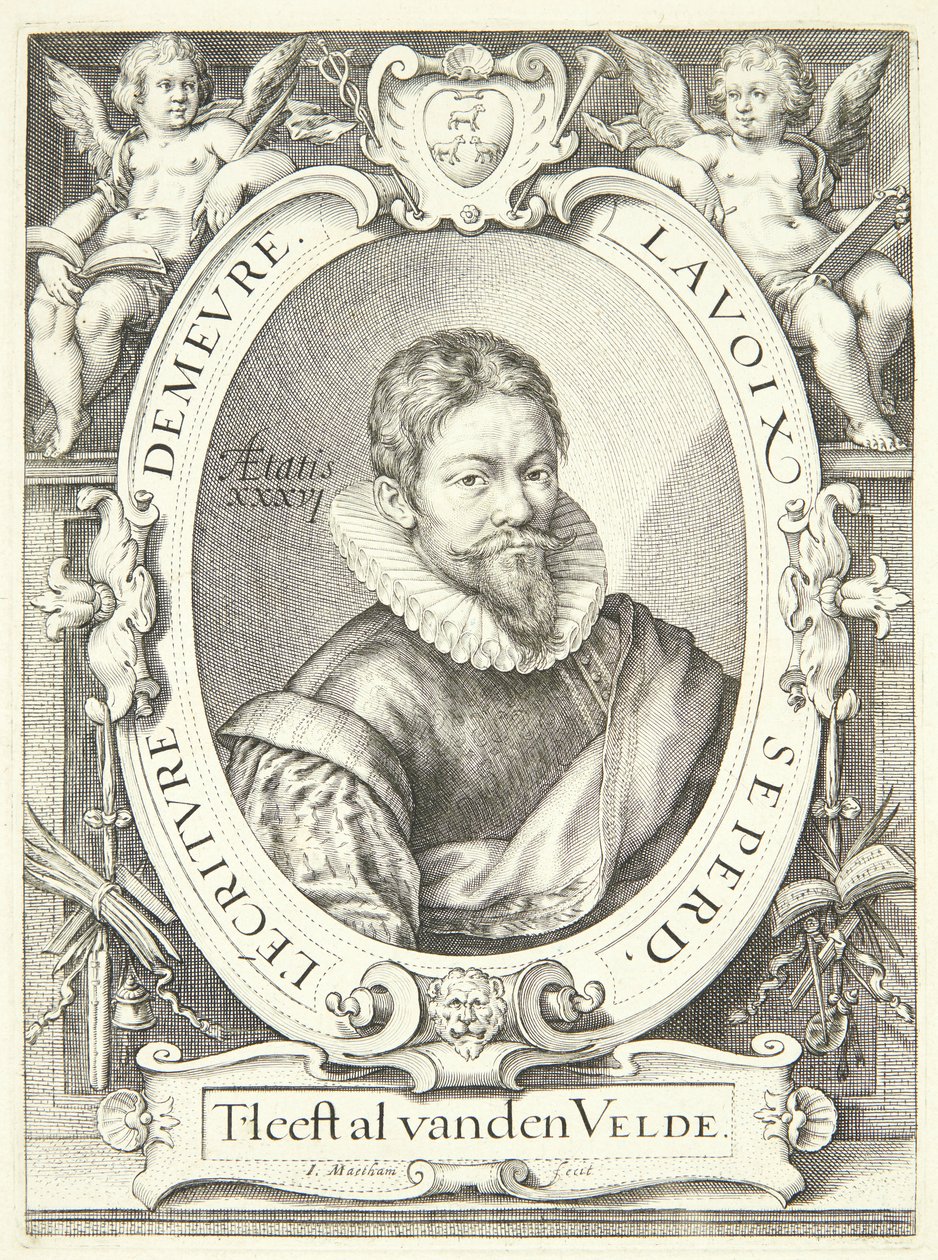 Jan van de Velde Starszy autorstwa Jacob Matham