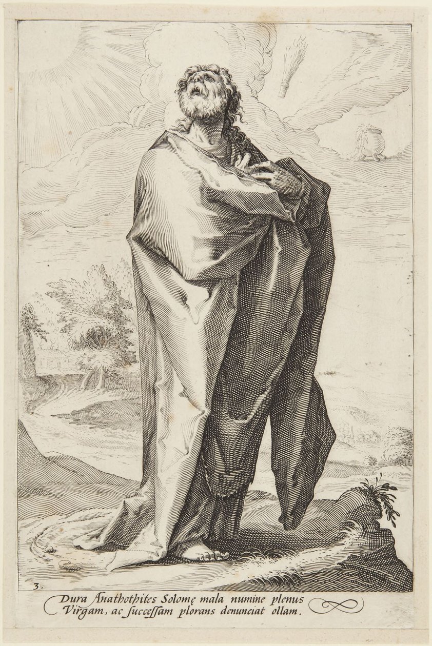 Jeremiasz autorstwa Jacob Matham