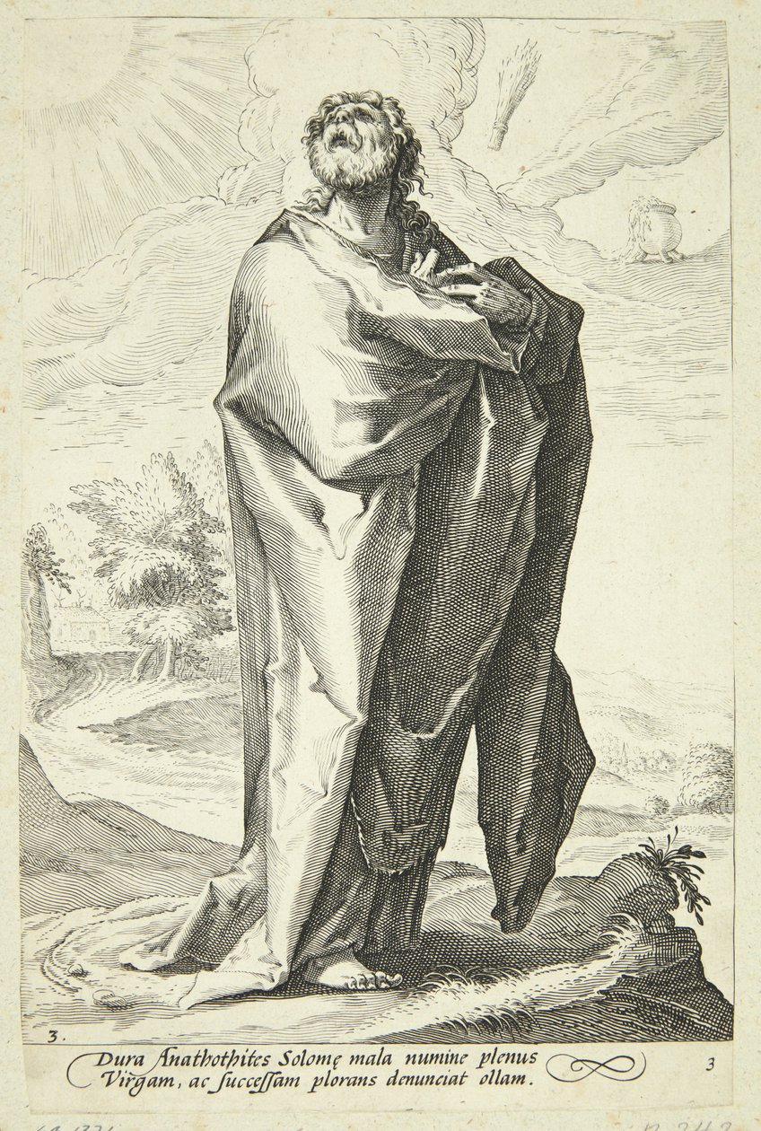 Jeremiasz autorstwa Jacob Matham