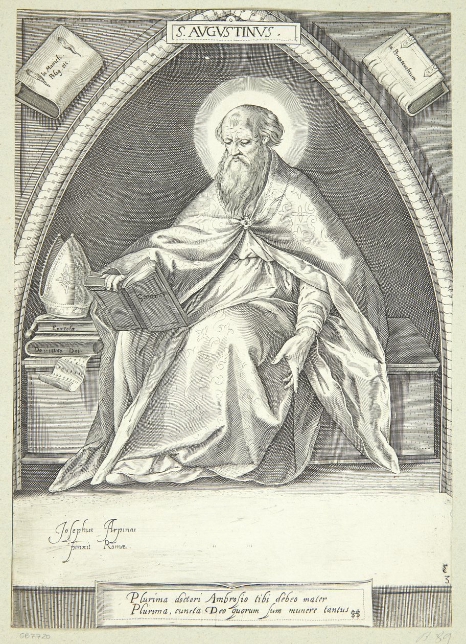 Ojcowie Kościoła autorstwa Jacob Matham