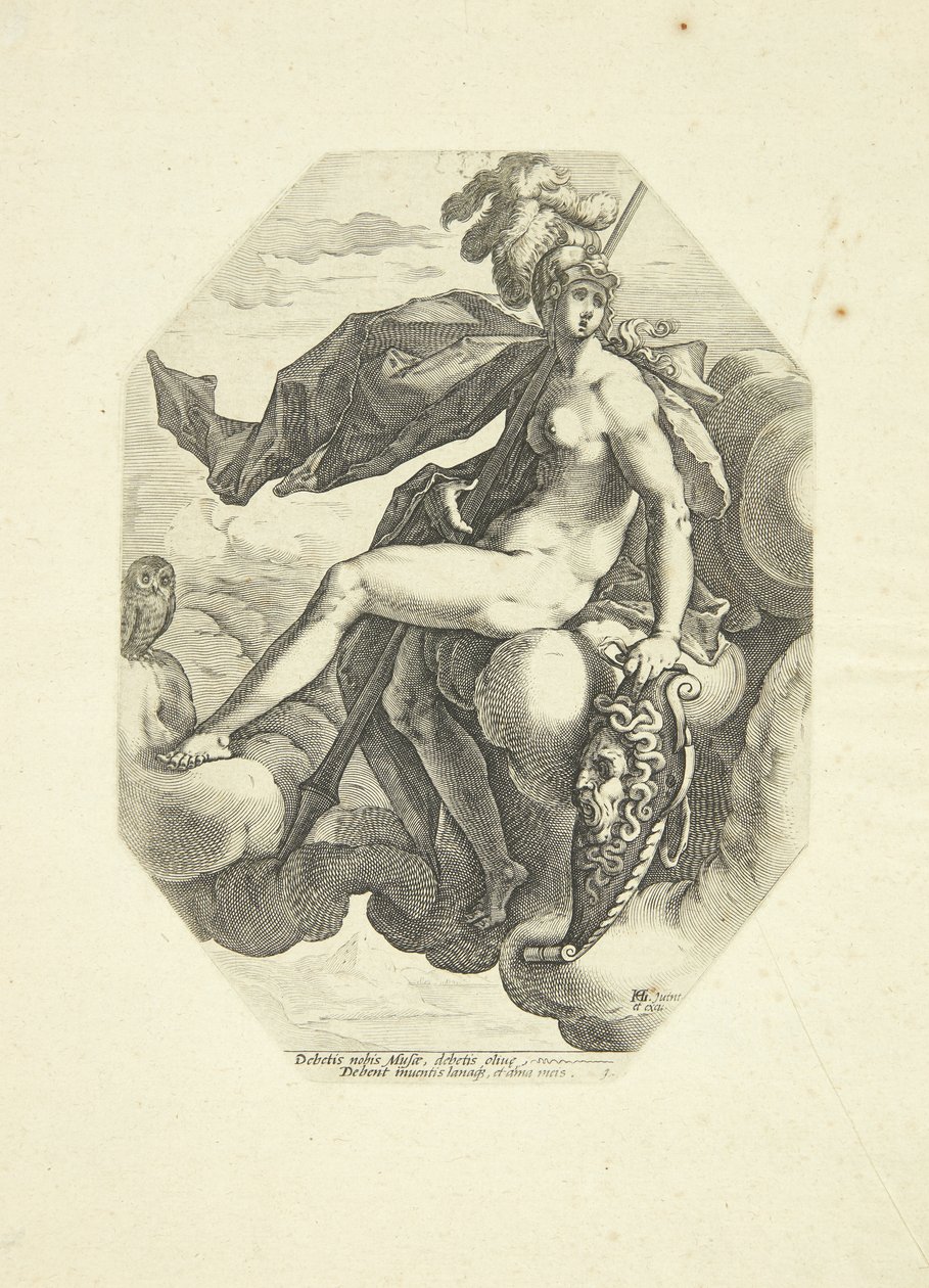 Minerwa autorstwa Jacob Matham