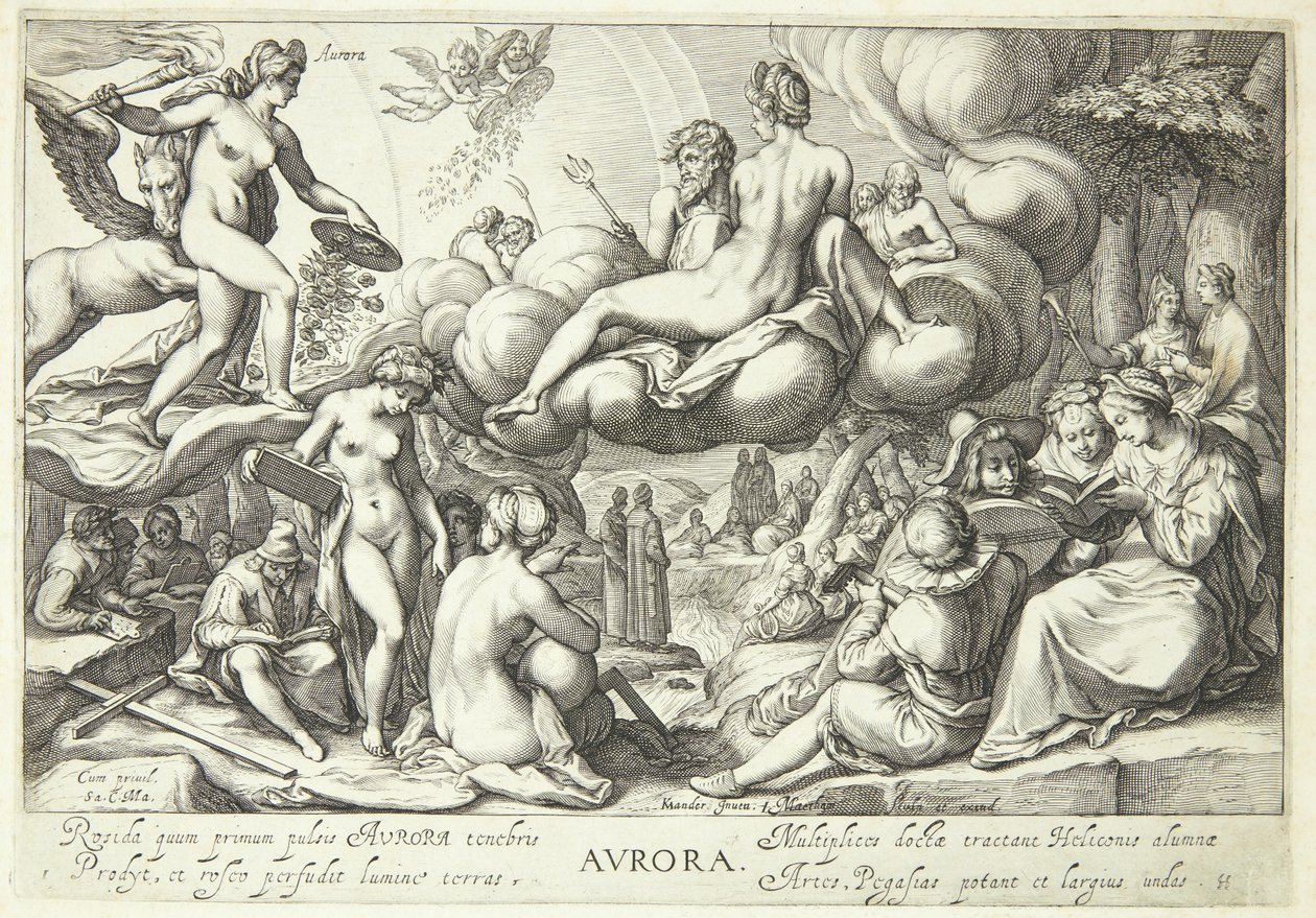 Poranek, czas Aurory autorstwa Jacob Matham