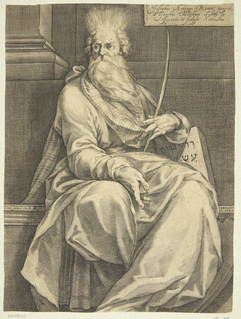 Mojżesz autorstwa Jacob Matham