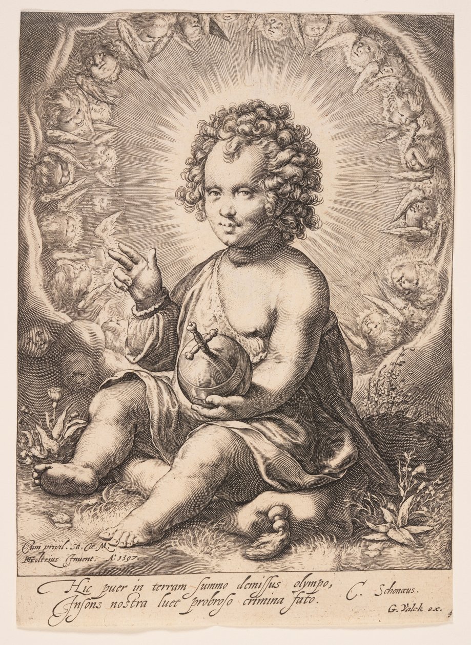 Salvator Mundi autorstwa Jacob Matham