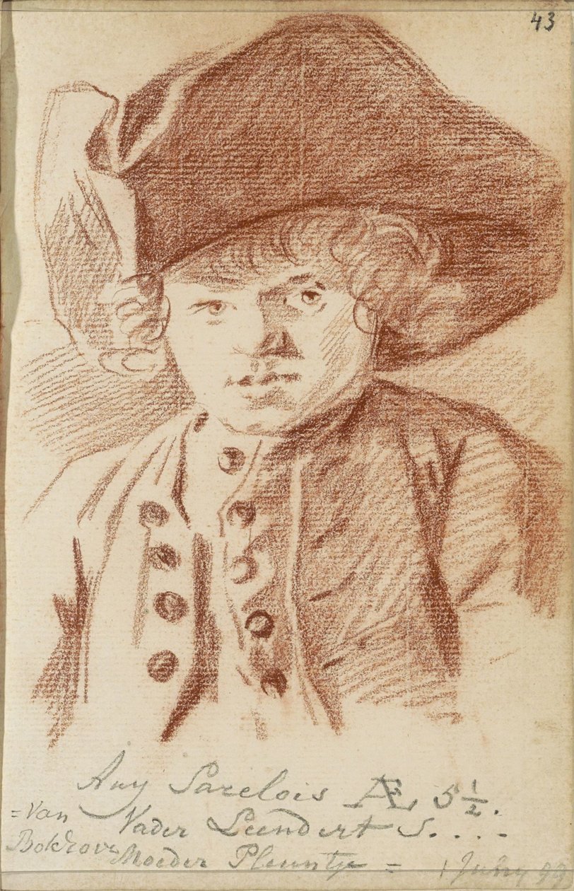 Portret Ary Sarelois autorstwa Jacob Perkois