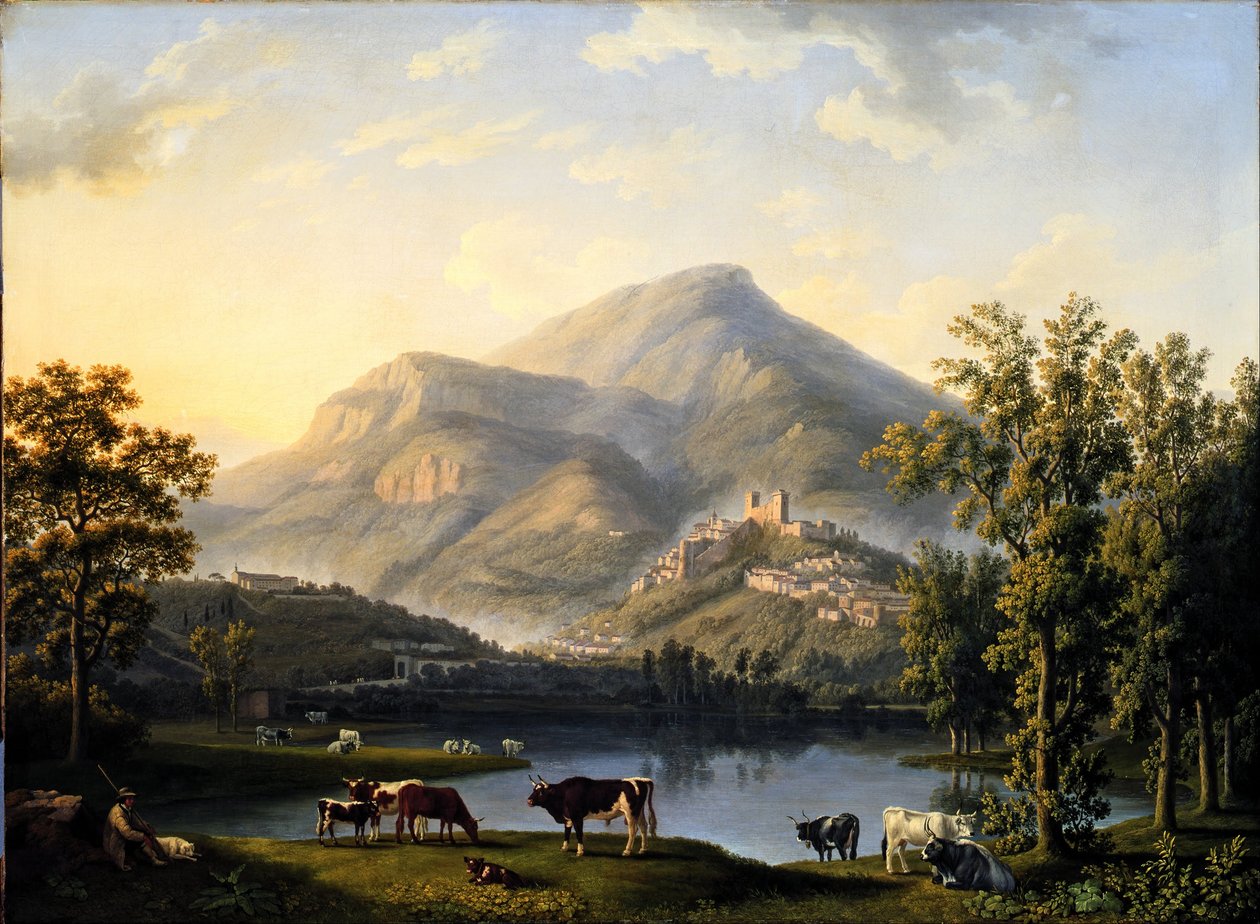 Veduta d’Itri (Krajobraz z widokiem na Itri) autorstwa Jacob Philipp Hackert