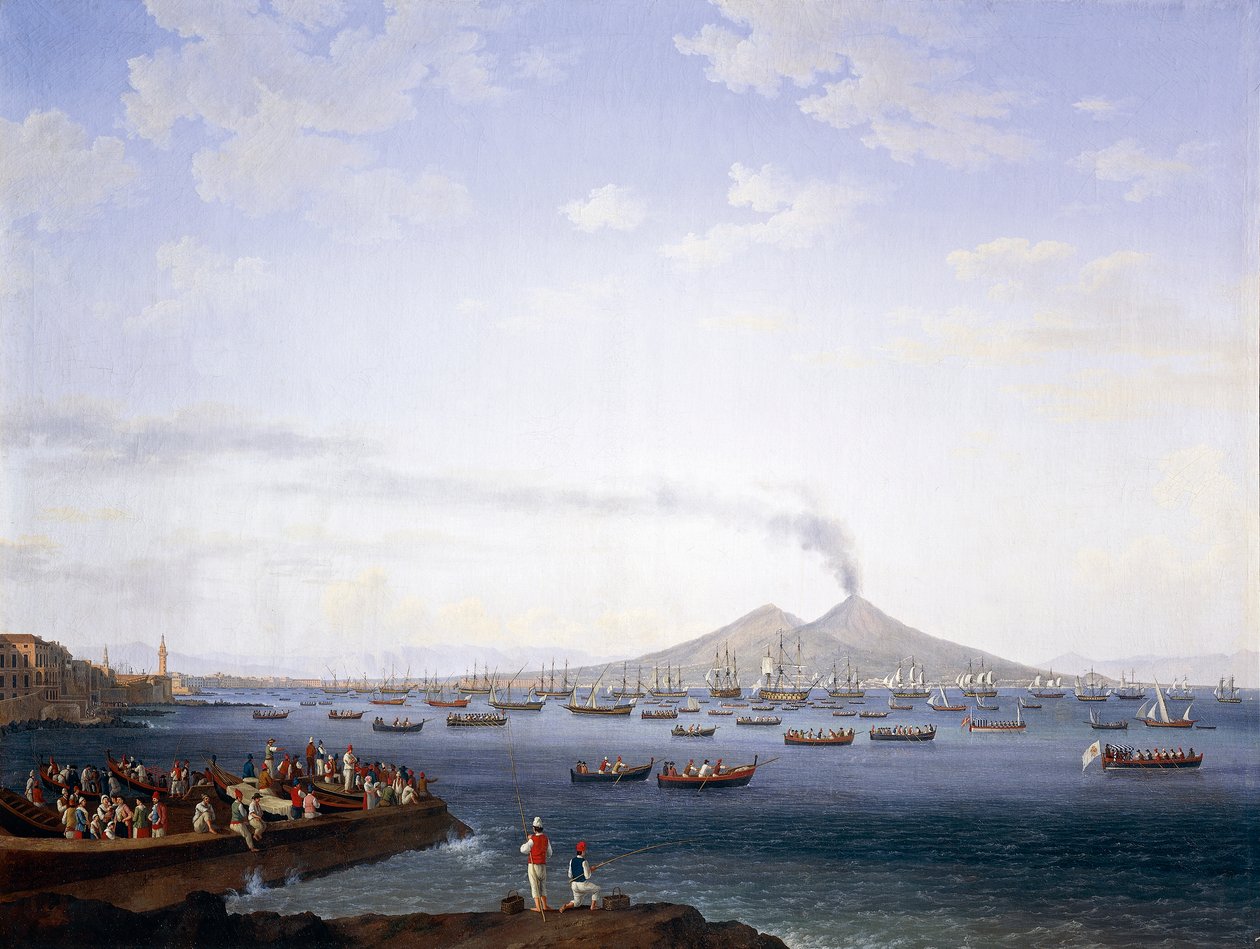 Powrót floty z Algierii do Zatoki Neapolitańskiej autorstwa Jacob Philippe Hackert