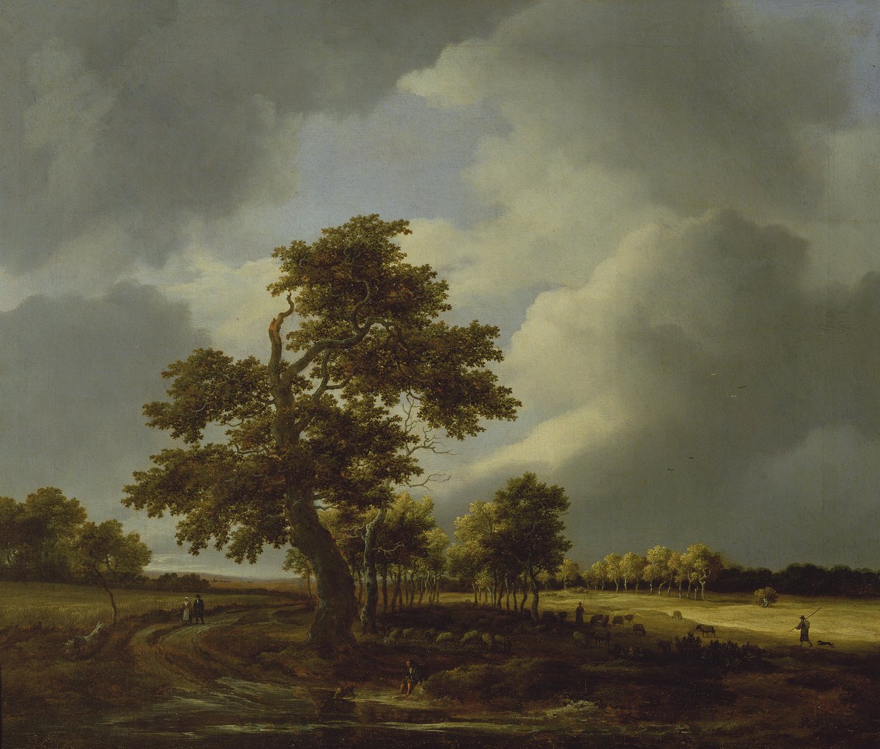 Krajobraz autorstwa Jacob van Ruisdael