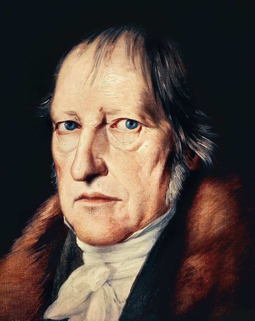 Portret Georga Wilhelma Friedricha Hegla autorstwa Jacob Schlesinger