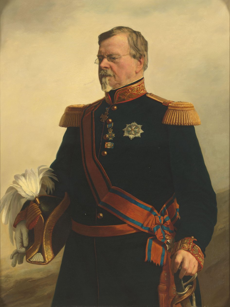 Bernhard (1792-1862), książę Sachsen-Weimar. Generał w służbie holenderskiej autorstwa Jacob Spoel