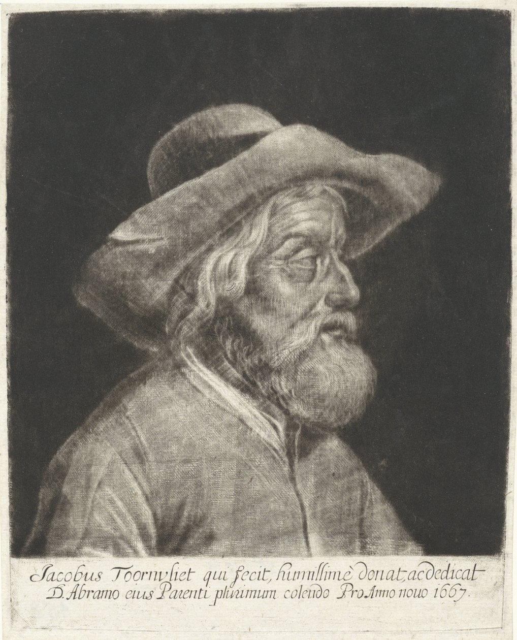 Portret Abrahama Toorenvlieta autorstwa Jacob Toorenvliet