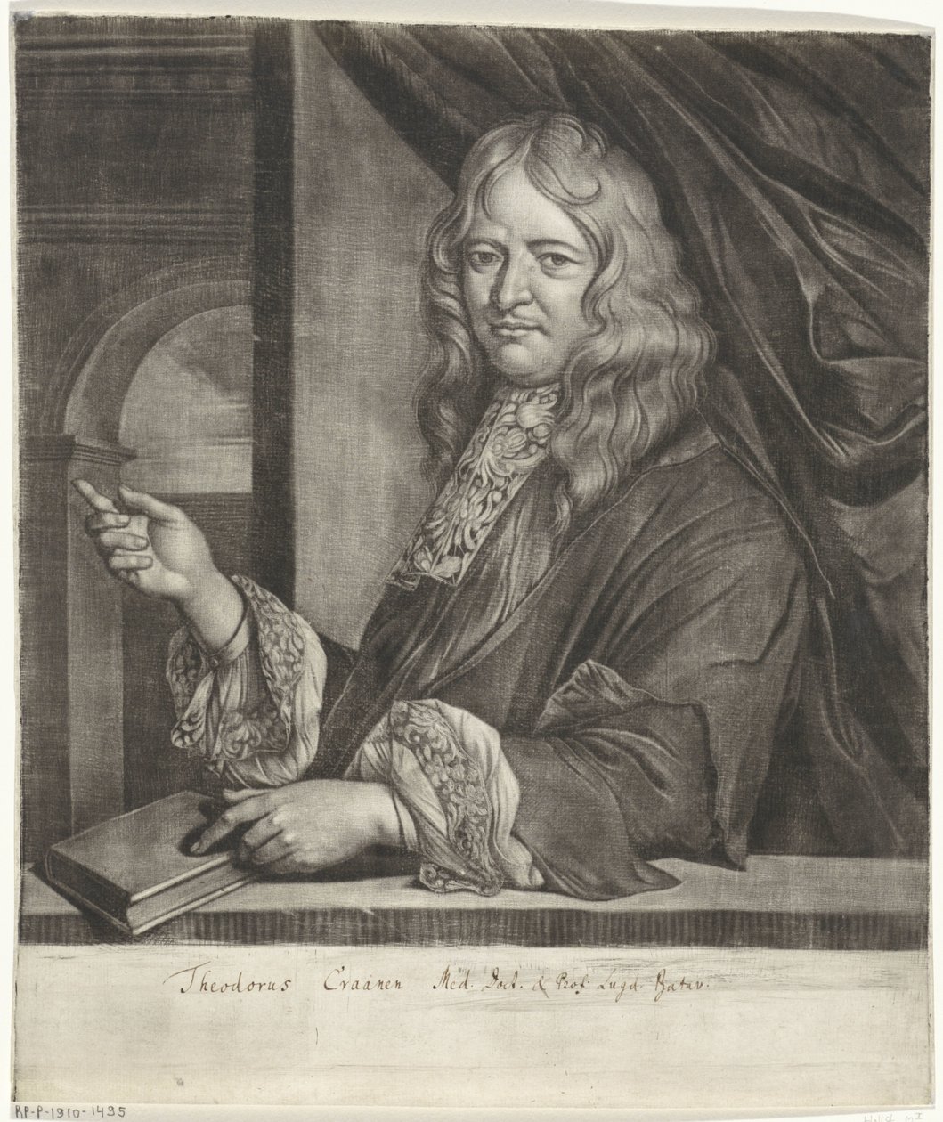 Portret Theodorusa Craagena autorstwa Jacob Toorenvliet