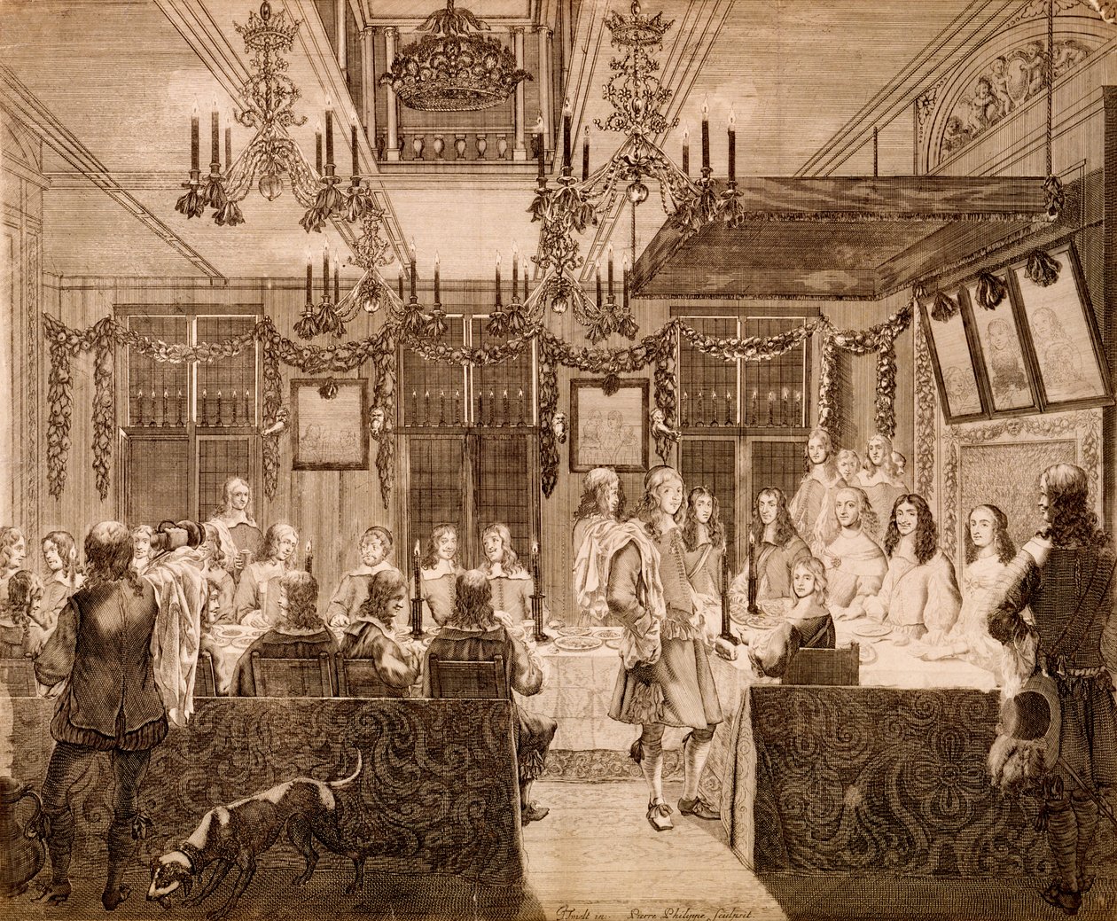 Wielkie Święto Posiadłości Holandii dla króla i rodziny królewskiej, 1660 r autorstwa Jacob Toorenvliet