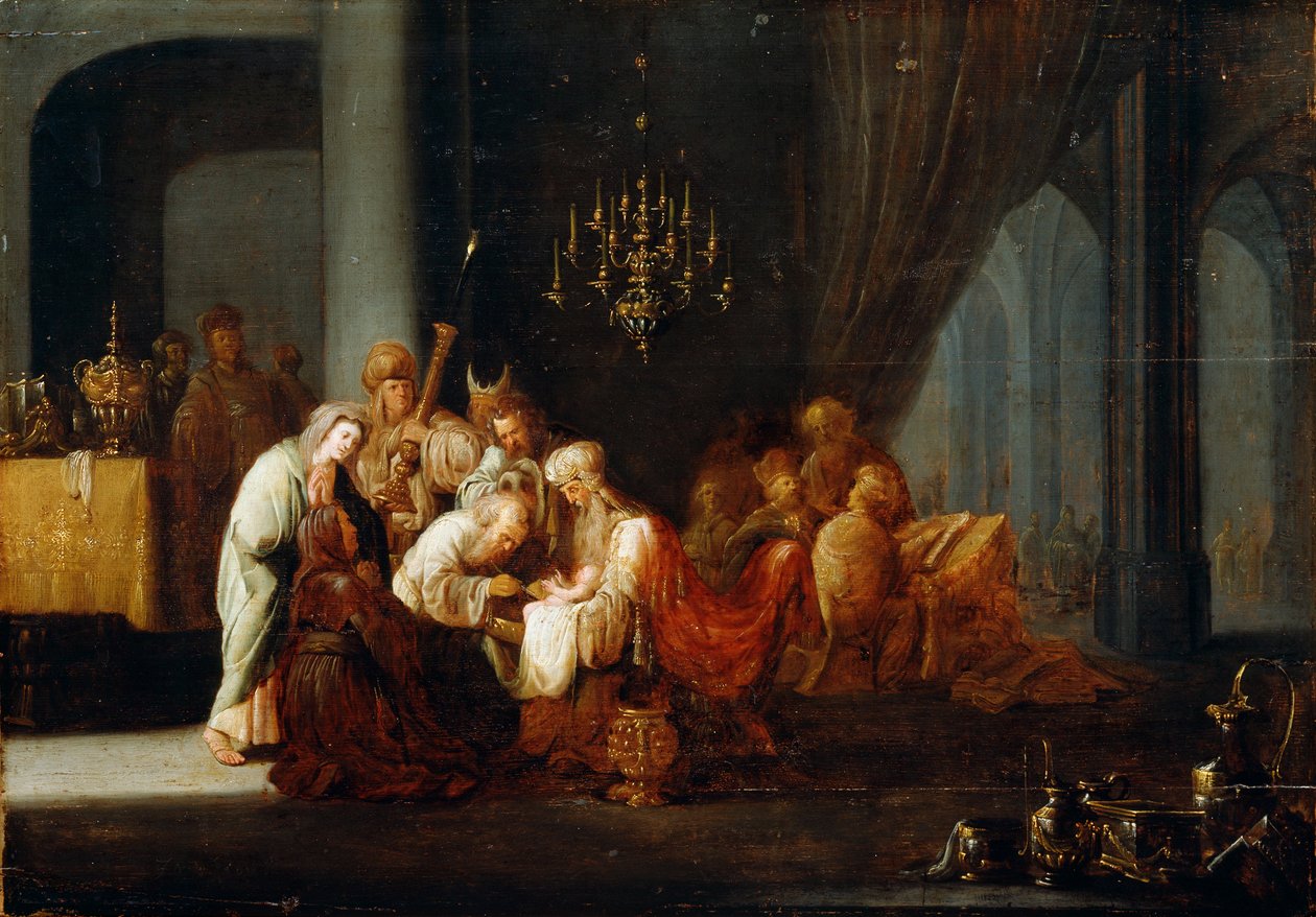 „Obrzezanie”, XVII wiek autorstwa Jacob Willemsz de Wet the Elder