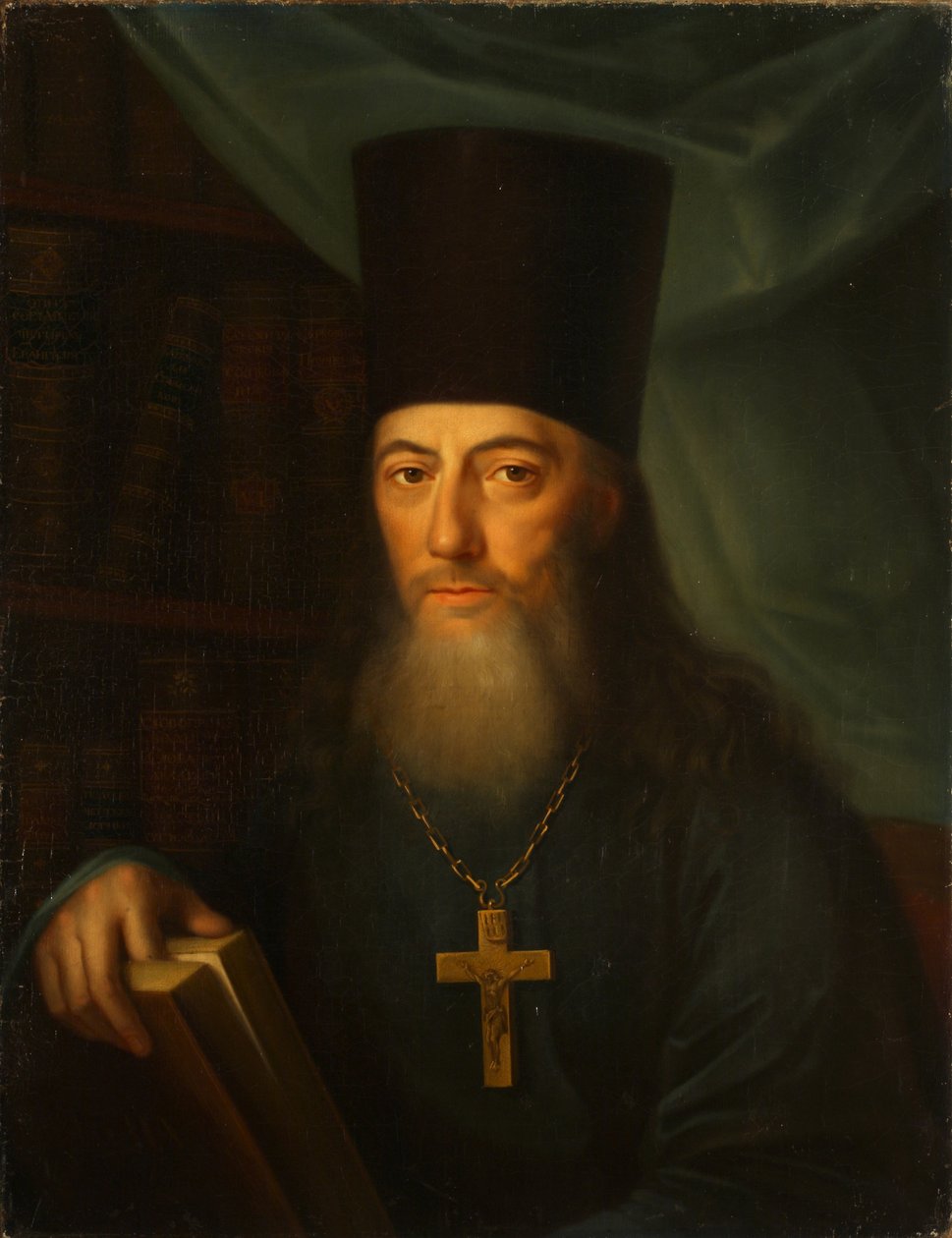Portret pisarza Ioanna Ioannovich Krasovsky 1746-1811, 1819 autorstwa Jacob Zalessky