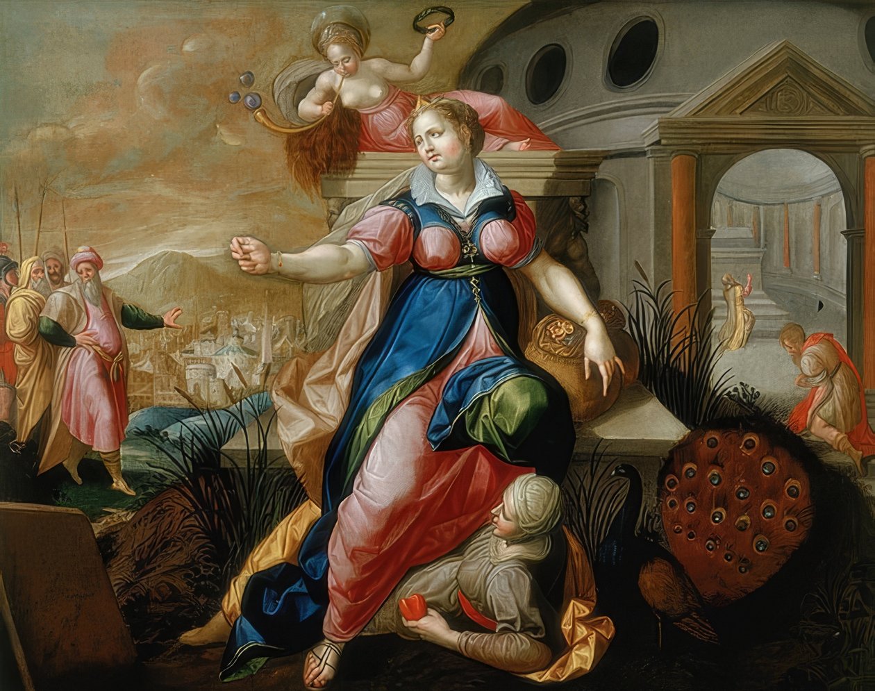 Siedem grzechów głównych: duma. Około 1570-75 autorstwa Jacob de Backer