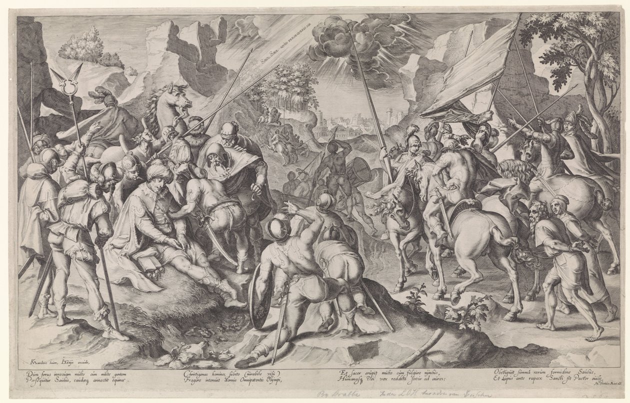 Nawrócenie Pawła autorstwa Jacob de Gheyn (II) (attributed to workshop of)
