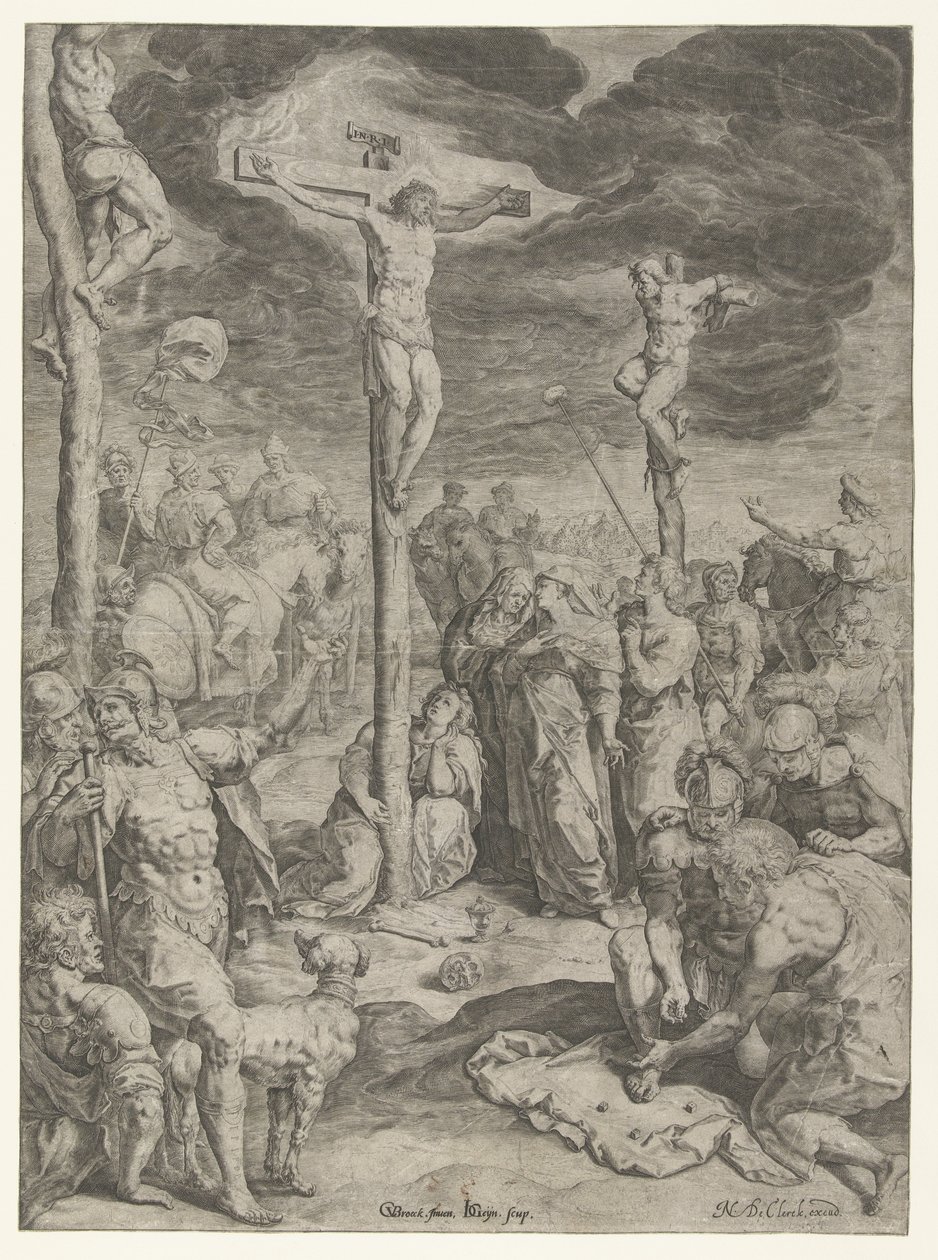 Ukrzyżowanie autorstwa Jacob de Gheyn (II)