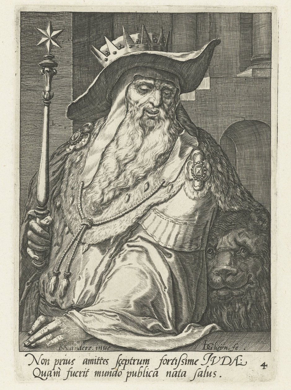 przodek Judah Przodkowie Izraela (tytuł serii) Dwunastu synów Jakuba (tytuł serii) autorstwa Jacob de Gheyn (II)
