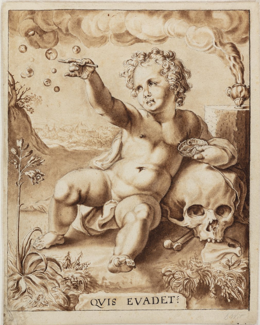 Alegoria nietrwałości. Homo Bulla autorstwa Jacob de Wit