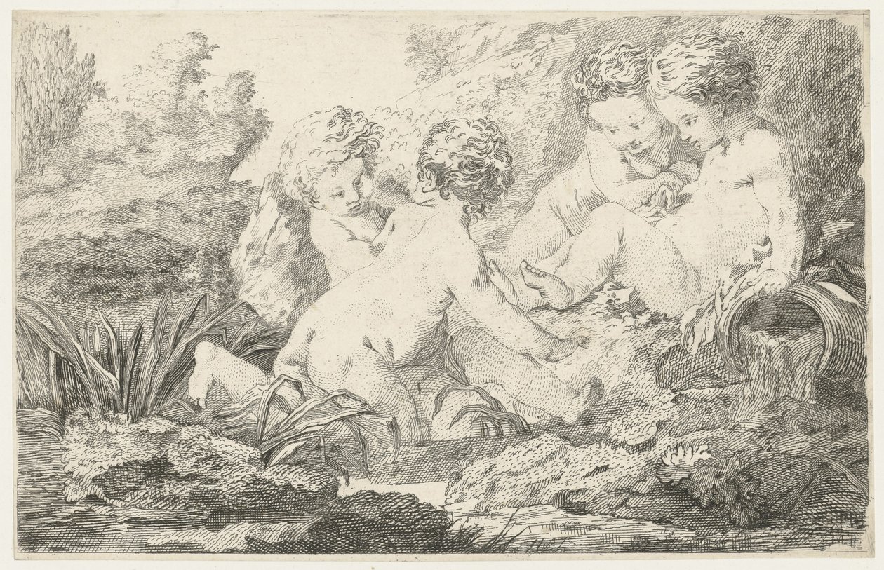 Allegoryczna grupa dzieci autorstwa Jacob de Wit