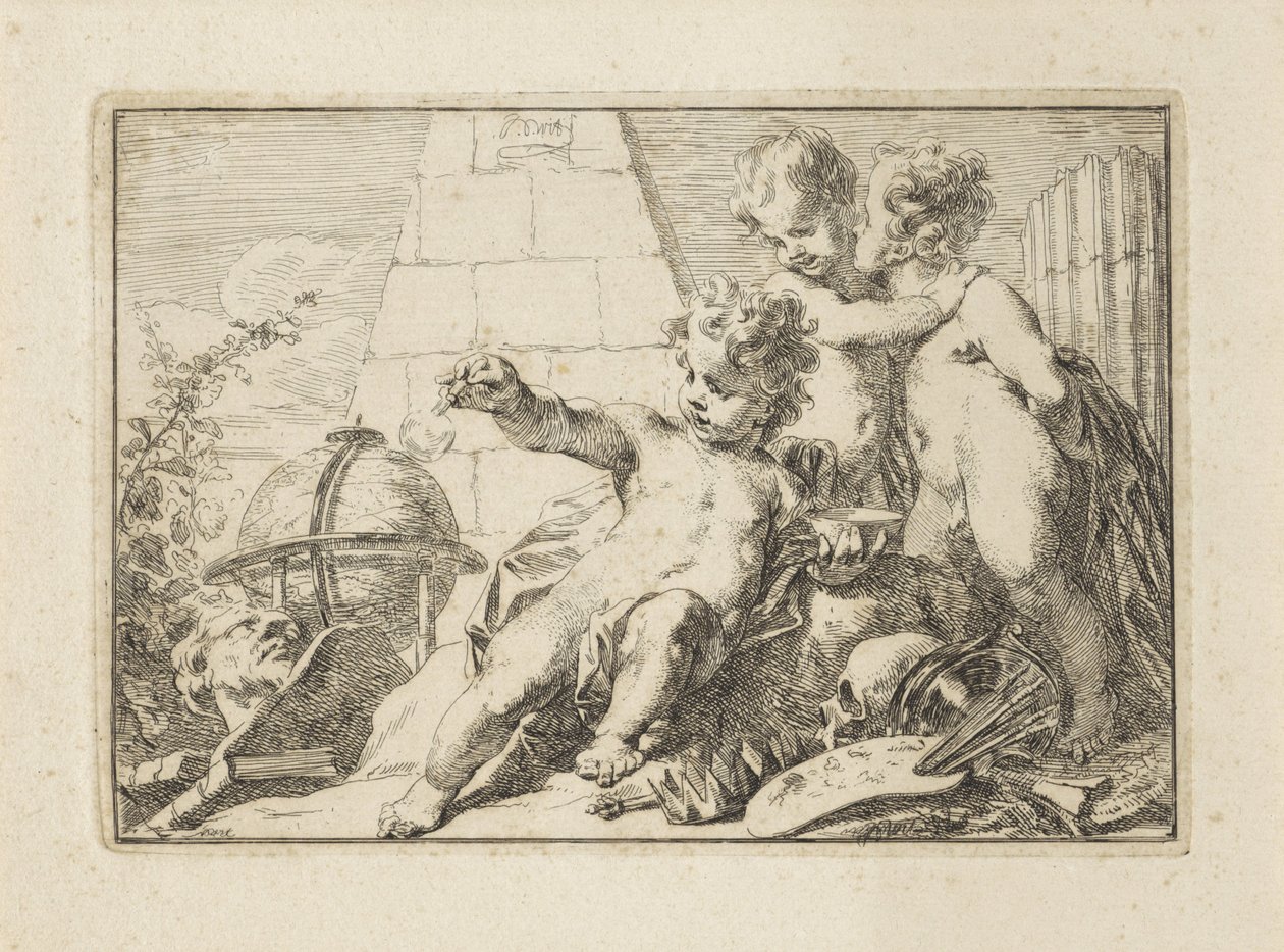 Alegoria przemijania autorstwa Jacob de Wit