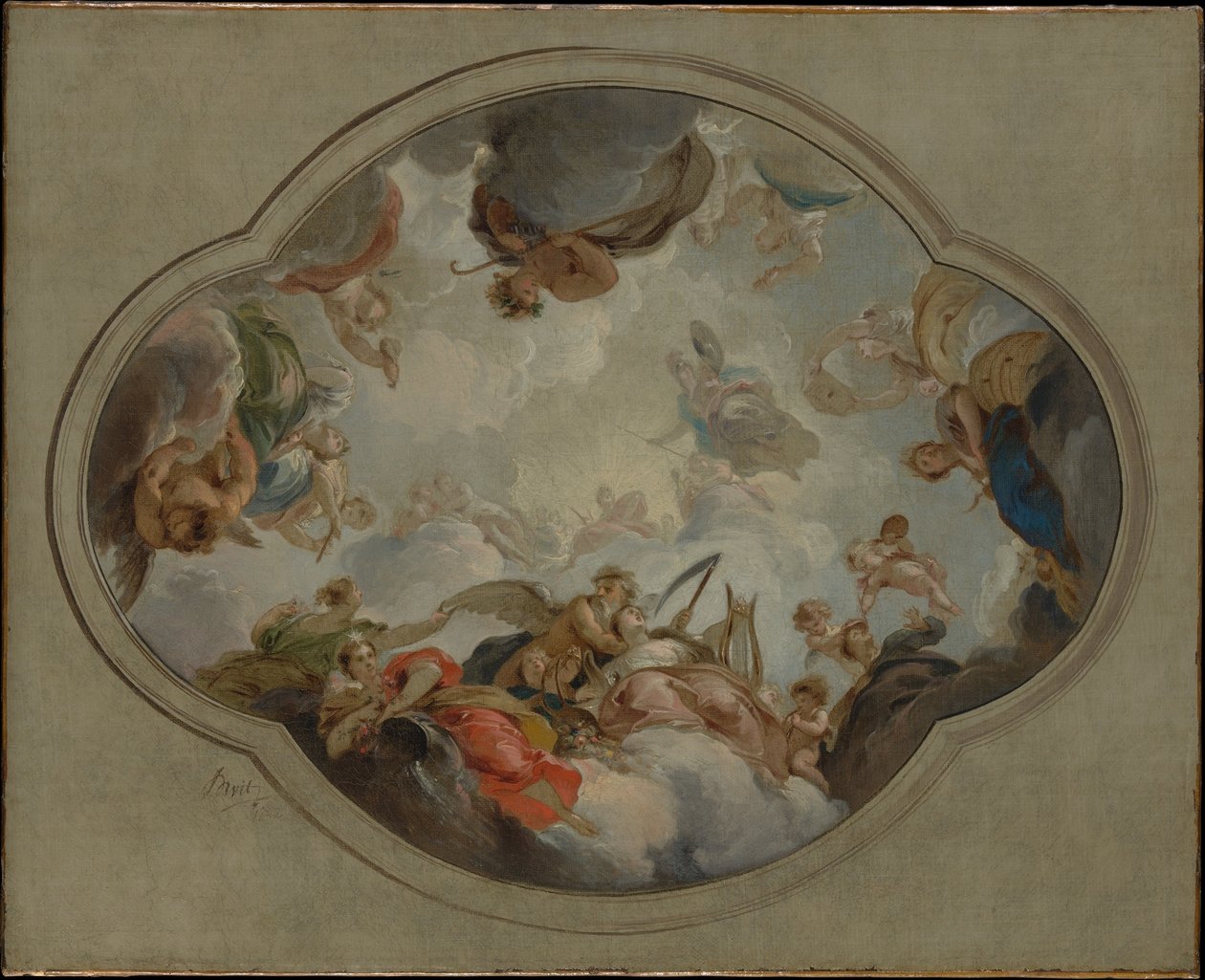 Alegoria sztuk autorstwa Jacob de Wit
