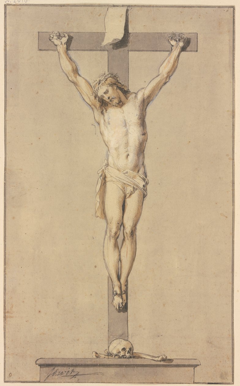 Chrystus na krzyżu autorstwa Jacob de Wit