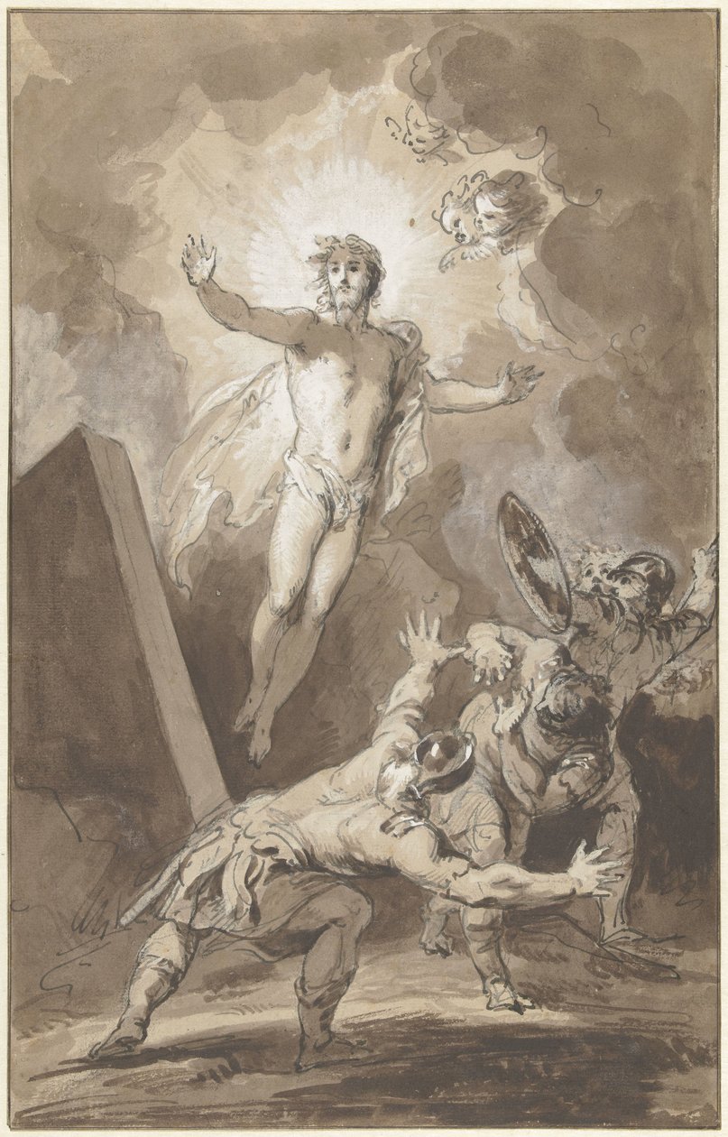 Zmartwychwstanie Chrystusa autorstwa Jacob de Wit