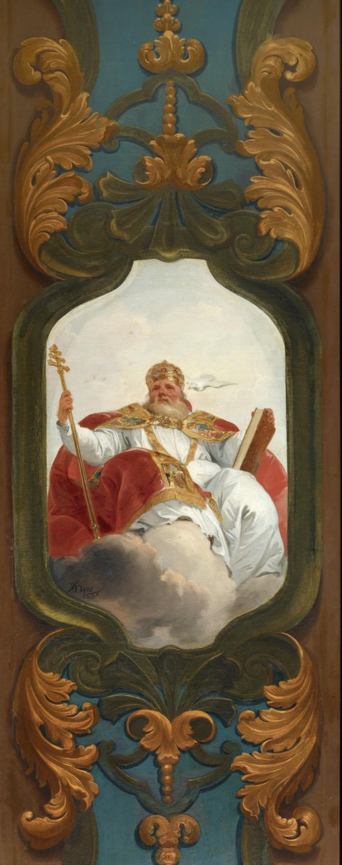Papież Grzegorz Wielki, ojciec Kościoła autorstwa Jacob de Wit