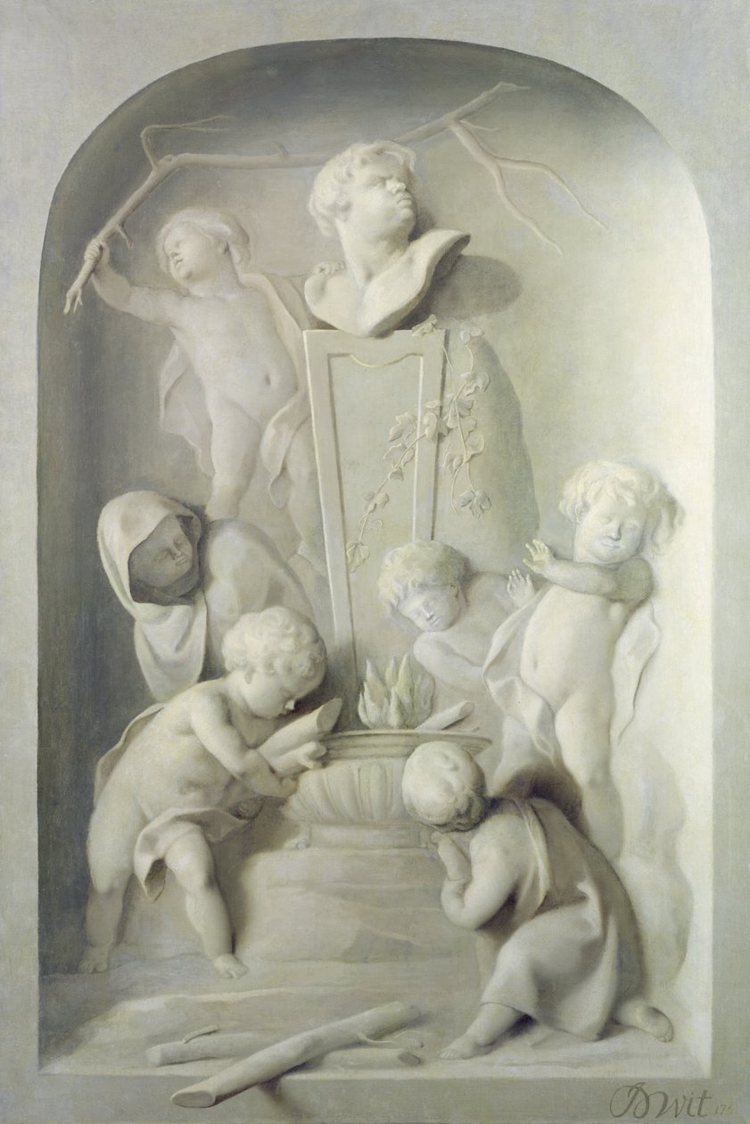 Zima, 1752 autorstwa Jacob de Wit