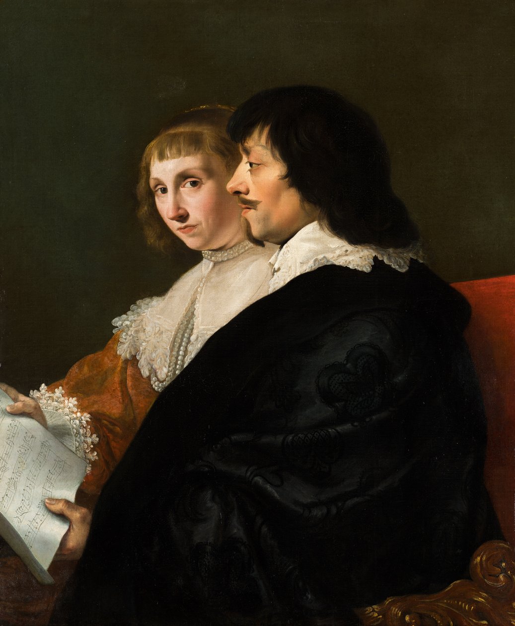 Podwójny portret Constantijna Huygensa (1596-1687) i Suzanny van Baerle (1599-1637) autorstwa Jacob van Campen